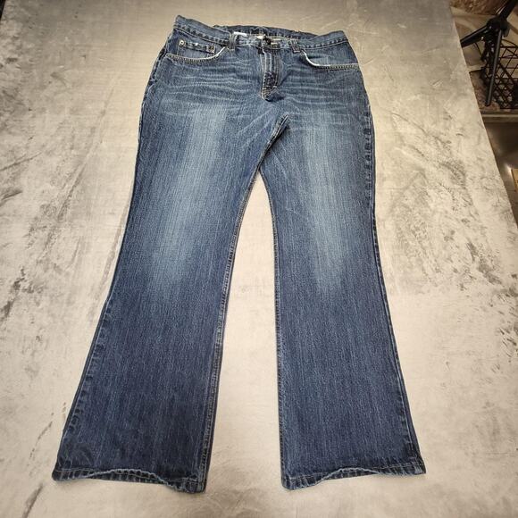 All American Clothing Jeans Mens 36x30 Denim AAREV 4092 Made in USA Straight Leg - Picture 1 of 8